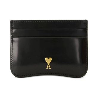 Ami Wallets & Cardholders, female, Black, Size: ONE SIZE Paris Card Case