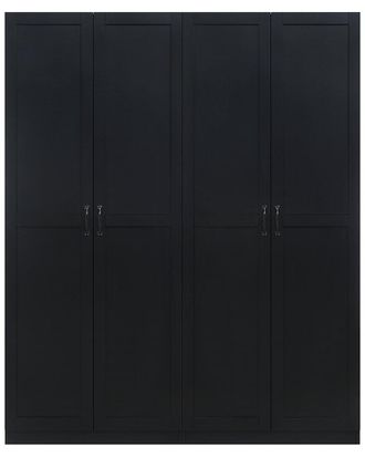 Manhattan Comfort Set Of 2 Cornelia Modern Storage Closet 1.0 With 14 Adjustable Shelves