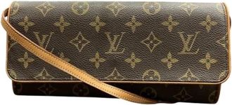 Louis Vuitton Pre-owned Pochette Schoudertas - Dames - Vintage Clutch - Bruin - ONE Size - Vintage