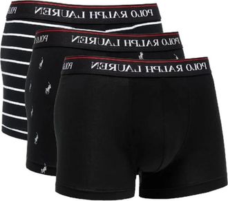 Polo Ralph Lauren Stretch Katoen Boxer Brief 3-Pack - Heren - Onderbroek - Zwart - S - Katoen - Ondergoed