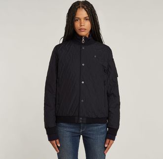 G-Star Womens G-Star RAW Quilted Bomber - Black - Size X-Small