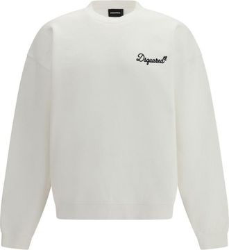 Dsquared2 White Crew Neck Sweatshirt