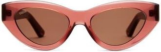 Vada Jewelry Catfish Sunglasses in Stonefruit at Nordstrom