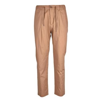 Herno Broeken, Heren, Beige, L, Katoen, Pantalone