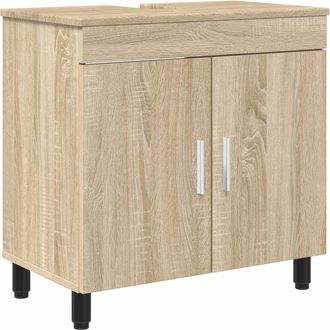 vidaXL Unidad De Tocador De Ba&ntilde;o Roble Sonoma 60 X 35 X 60 Cm Vidaxl