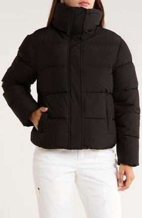 BCBGeneration Water Resistant Puffer Jacket in Black at Nordstrom Rack, Size X-Large
