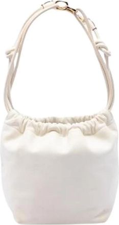 Valentino Pre-owned Bucket Bag - Dames - Vintage Tas - Wit - ONE Size - Leer - Vintage