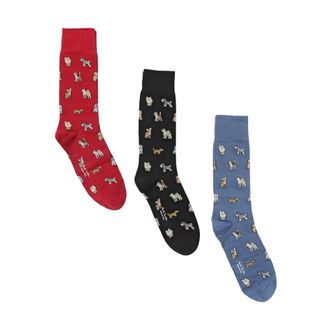 Paul Smith Pack de 3 calcetines Kyoto Dog - Underwear - Hombre - Multicolor - ONE SIZE