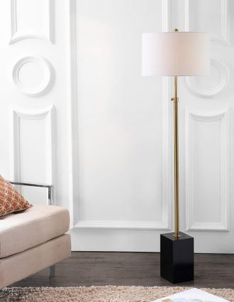 Jonathan Y Designs Lafayette 65 Adjustable Height LED Floor Lamp