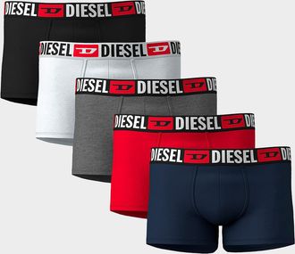 Diesel Men & apos;s UMBX-Damien 5-Pack Stretch Cotton Trunks
