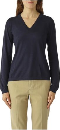 Maison Margiela Truien & Vesten, Dames, Blauw, M, Knit Donna