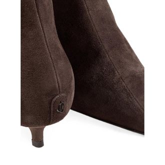 Jimmy Choo London Choco Kitten Heel Boot - Brown