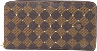 Louis Vuitton Ebene Coated Canvas Long Wallet (Bi-Fold) (Pre-Owned)