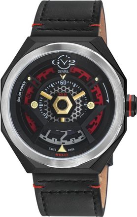 Gevril Group Stella Solare Red Dial Mens Watch 43801