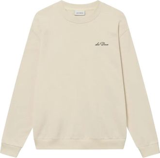 Les Deux Felpa girocollo con logo - Toni neutri