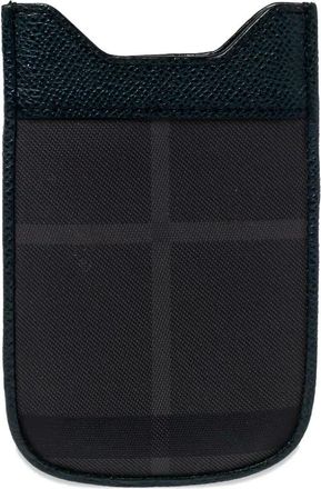 Burberry Pouch a quadri 120mm - Verde