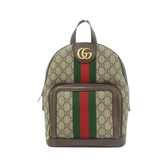 Gucci Pre-owned Backpacks, female, Beige, Size: ONE SIZE Pre-owned GG Supreme Backpack