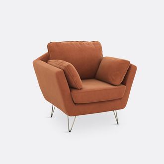 La Redoute Interieurs Fauteuil in fluweel Topim