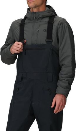 Outdoor Research Hemispheres Team Waterproof Ski Bibs in Black at Nordstrom, Size Medium