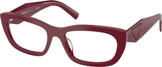 Prada D09V Eyeglasses - Dames - Brillen - Rood - 52 MM - Accessoires
