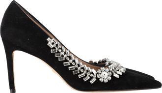 Stuart Weitzman Promise 85 Pumps in Black Suede