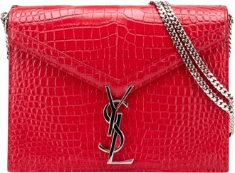 Saint Laurent Pre-owned Envelope Chain Bag - Dames - Vintage Schoudertas - Rood - ONE Size - Vintage