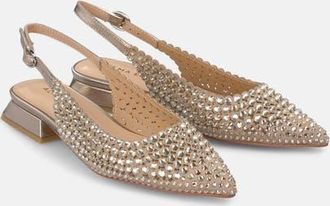 Alma En Pena Flat Shoe Details in Metallic Rust/copper at Nordstrom, Size 37