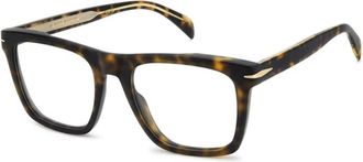 Eyewear by David Beckham 7020 N9P Optisch Montuur - Heren - Brillen - Bruin - 51 MM - Accessoires