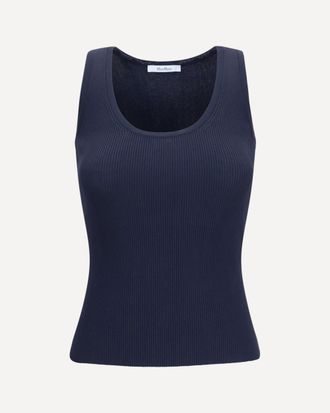 Max Mara Ribbed jersey Tank Top Female S