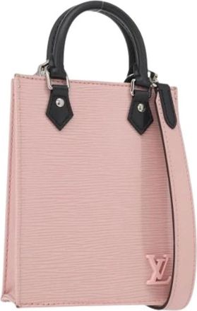 Louis Vuitton Pre-owned Mini Bag - Dames - Vintage Mini Tas - Roze - ONE Size - Leer - Vintage