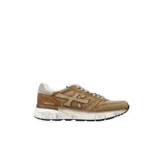 Premiata Beige Mick Trainers Casual Style