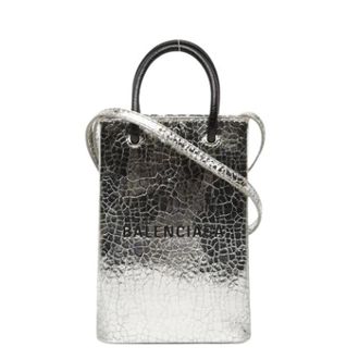 Balenciaga Pre-owned Mini Bags, female, Gray, Size: ONE SIZE Pre-owned Vintage Shoulder Bag