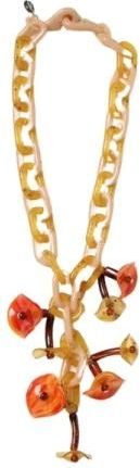 Max Mara Collar Modelo Francis - Accessories - Mujer - Amarillo - ONE SIZE