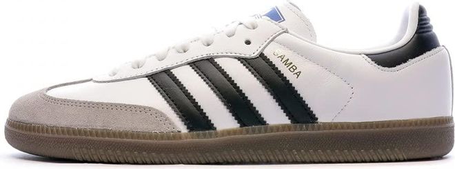 adidas Samba Og, Mens Gymnastics Shoes, White (Ftwr White/Core Black/Clear Granite Ftwr White/Core Black/Clear Granite), 8 UK (42 EU)