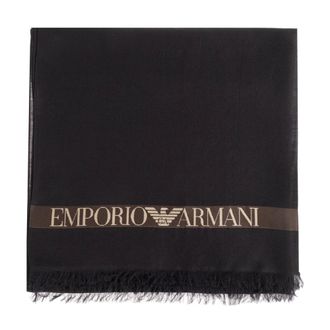 Emporio Armani Heren, Accessoires, Zwart, Maat: ONE Size Wol