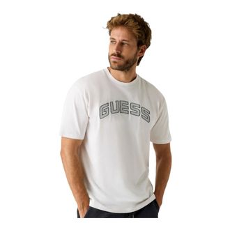 Guess Uomo, Top, Bianco, XL, new