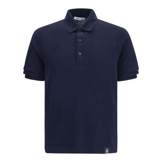 Premiata Katoenen Poloshirt - Heren - Tops - Blauw - Maat: L Katoen