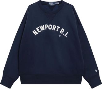Polo Ralph Lauren Vintage Fit Fleece Grafische Sweater - Heren - Sweatshirts & Hoodies - Blauw - Maat: XL Fleece