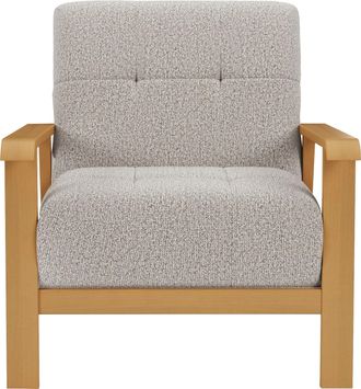 Sit&more Sessel »Billund« Armlehnen aus eichefarbigem Buchenholz, verschiedene Bezüge und Farben