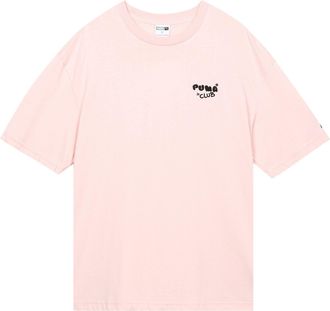 Puma Mens Club Oversize SS Tee Sports Pink 533104-36