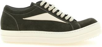 Rick Owens Grey Lace Up Sneakers