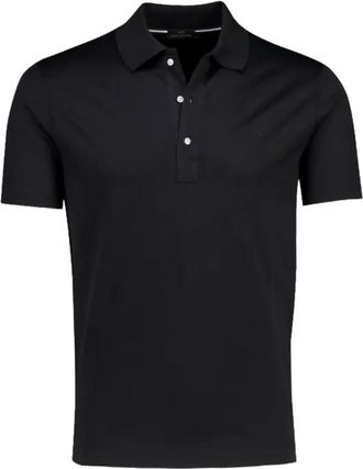 Paul & Shark Double Mercerised Katoen Jersey Polo - Heren - Polos - Zwart - 2XL - Katoen - Tops