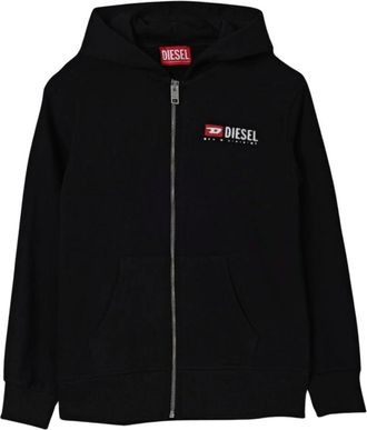 Diesel Cotton Fleece Zip-Up Hoodie