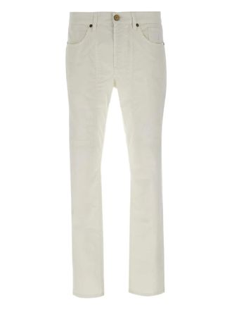 Jeckerson logo-patch trousers - Neutrals