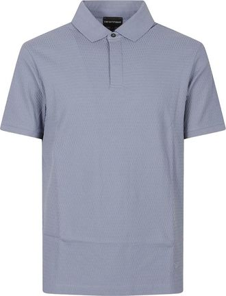 Emporio Armani Tops, Heren, Blauw, XL, Polo Shirt