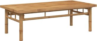 vidaXL Mesa De Centro De Bamb&uacute; 110x55x35 Cm Vidaxl