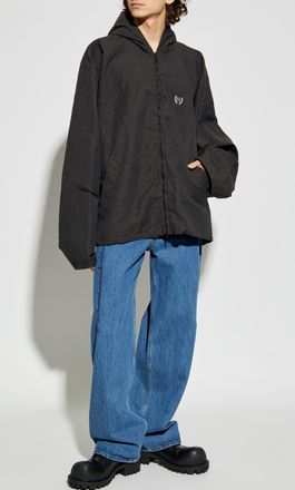 VETEMENTS Jeans With Logo, Mens, Navy Blue