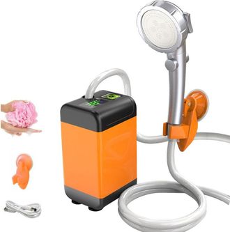 OEM Kit De Ducha Para Camping, Ducha Port&aacute;til Para Camping, Bomba De Ducha El&eacute;ctrica Recargable De 7800 Mah Con Temperatura Y Presi&oacute;n De Agua Ajustables D