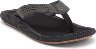 Olukai Ulele Flip Flop in Lava Rock/lava Rock at Nordstrom, Size 15