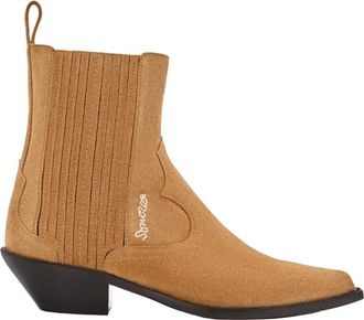 Sonora Hernan Enkellaarsjes - Dames - Cowboylaarzen - Bruin - 37 EU - Leer - Schoenen